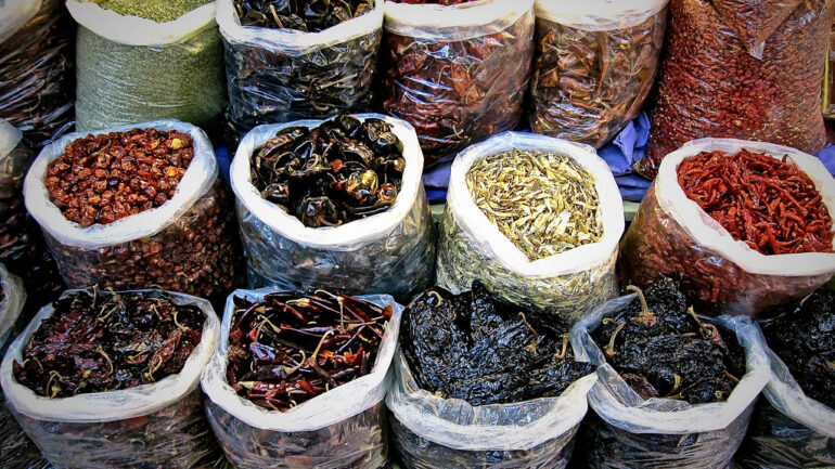 Chiles secos que no pican
