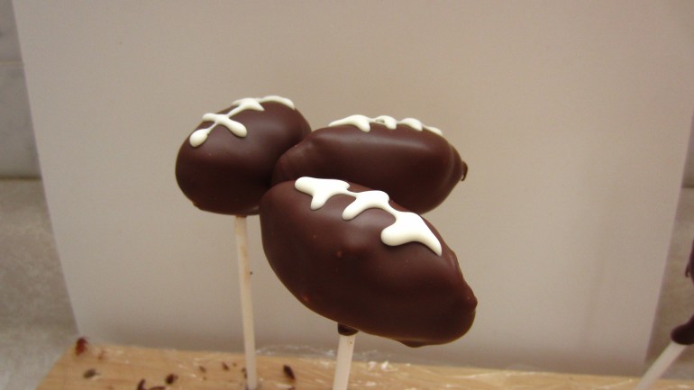 Cake Pops de Fútbol Americano