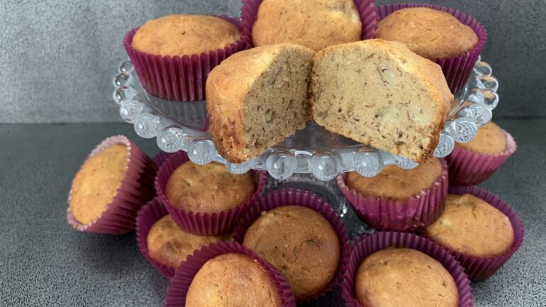 Panquecitos de plátano